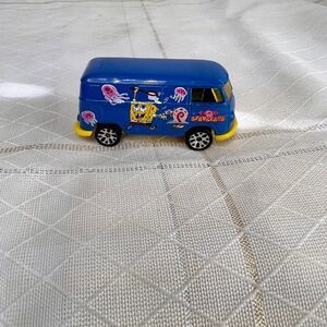 Volkswagen SpongeBob SquarePants Delivery Van, Mattel Toys Vintage Matchbox Car